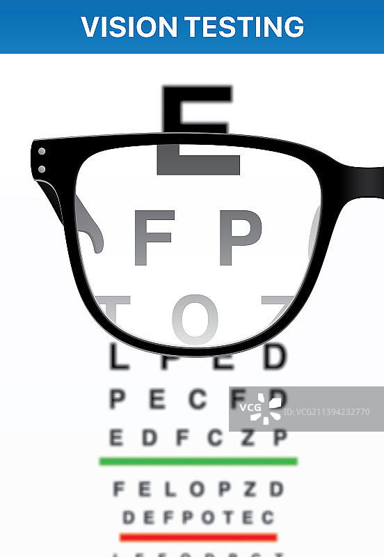 透过黑色眼镜看景象图片素材