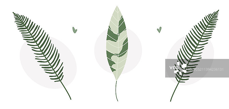 手绘扁平风格图片素材