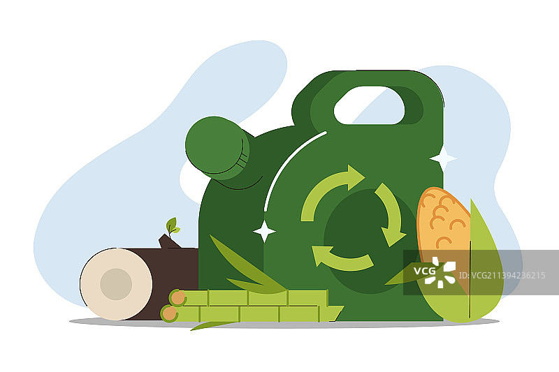 生物燃料罐与生物质玉米生物柴油图片素材