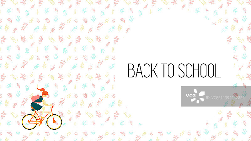 秋季返校季banner宣传单图片素材