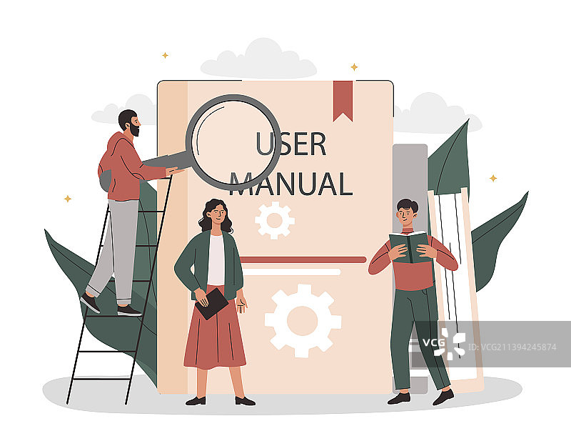 带有说明的人们图片素材