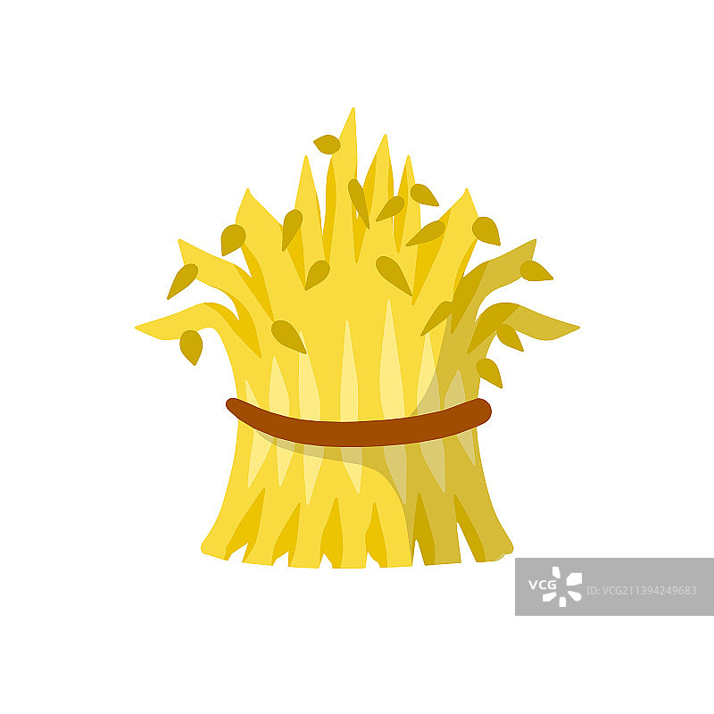 乡村丰收的干草捆图片素材