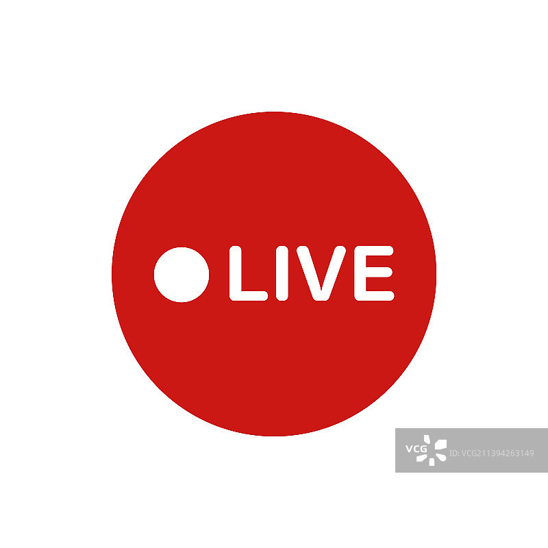 直播图标与直播概念图片素材