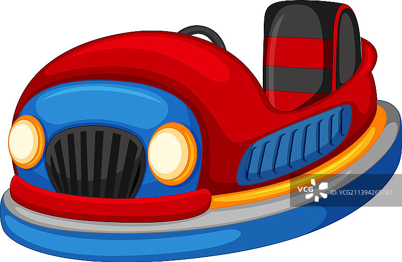 卡通风格碰碰车图片素材