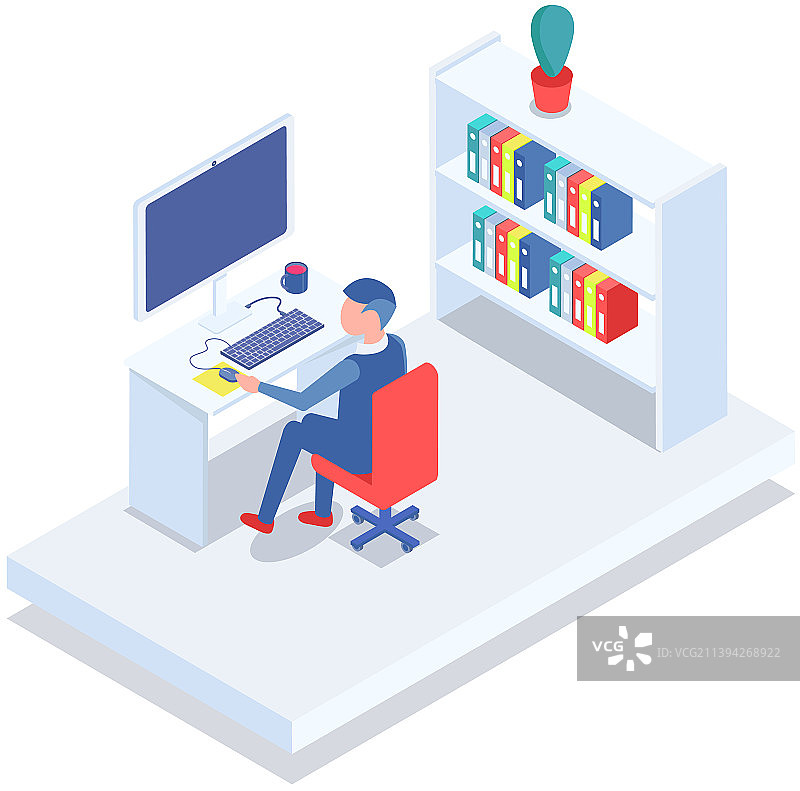 工作区中的商业雇员同事图片素材