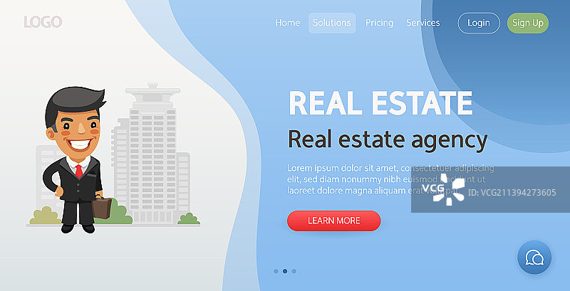 房地产网站模板图片素材