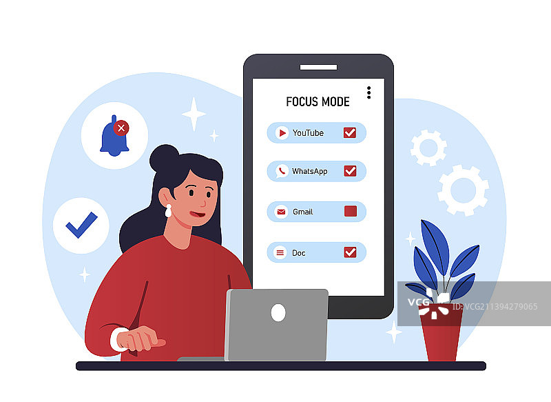 聚焦模式概念图片素材