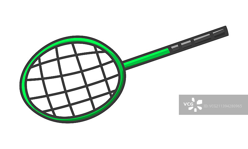 彩色羽毛球拍图片素材