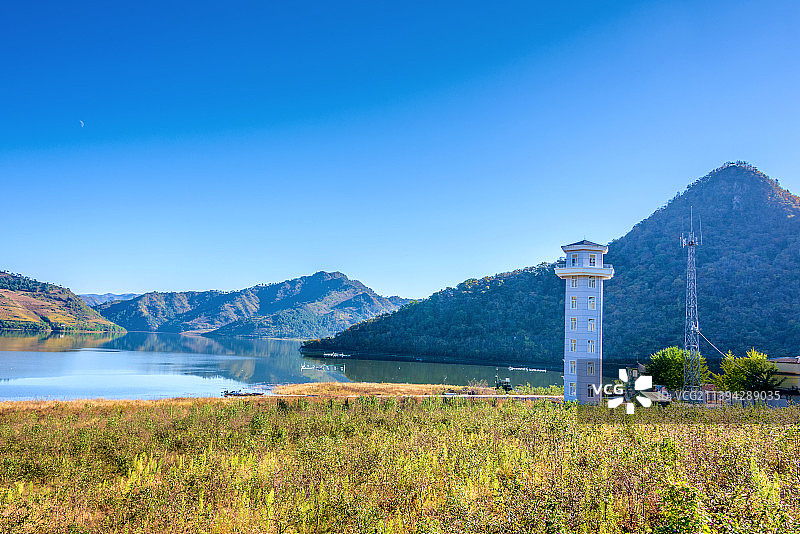 中国辽宁丹东331国道浑江口风光图片素材