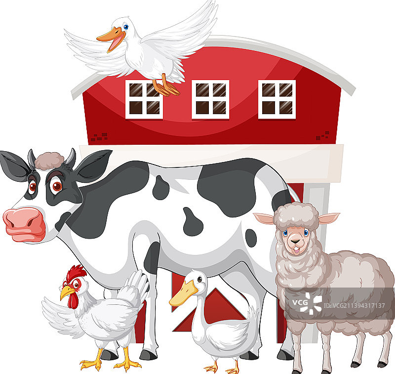 多种动物农业主题图片素材
