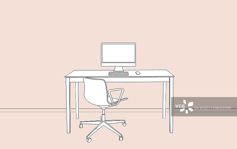 现代办公室室内设计草图图片素材