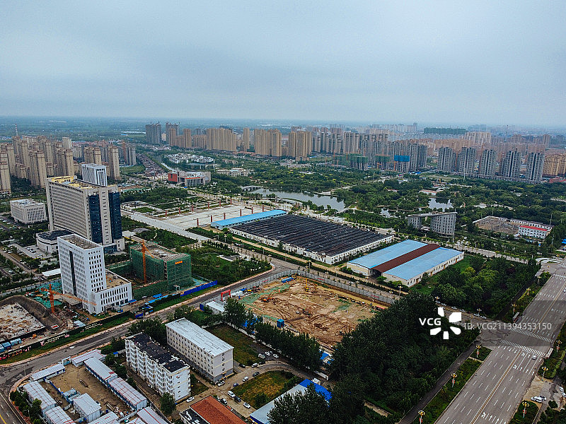 曹县 青荷中路 曹县人民公园 图书馆 人民医院 长江路 绿洲国际图片素材