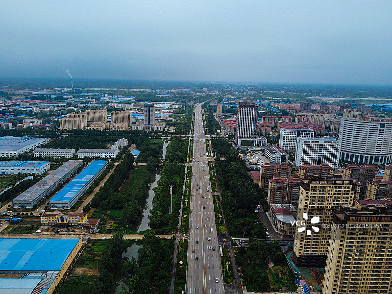 曹县 青荷中路 曹县人民公园 图书馆 人民医院 长江路 绿洲国际图片素材