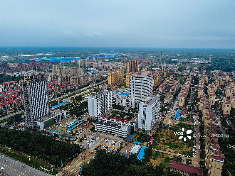 曹县 青荷中路 曹县人民公园 图书馆 人民医院 长江路 绿洲国际图片素材