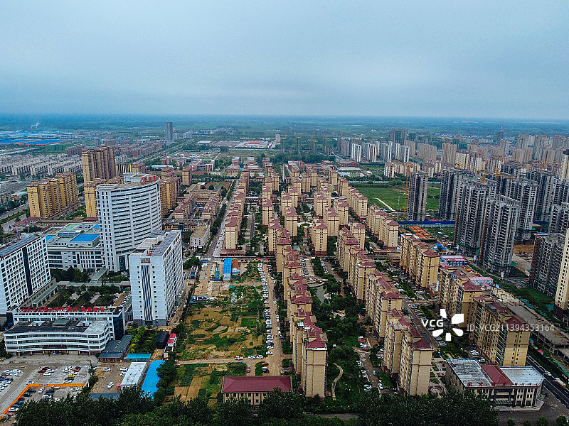 曹县 青荷中路 曹县人民公园 图书馆 人民医院 长江路 绿洲国际图片素材