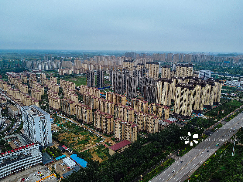 曹县 青荷中路 曹县人民公园 图书馆 人民医院 长江路 绿洲国际图片素材