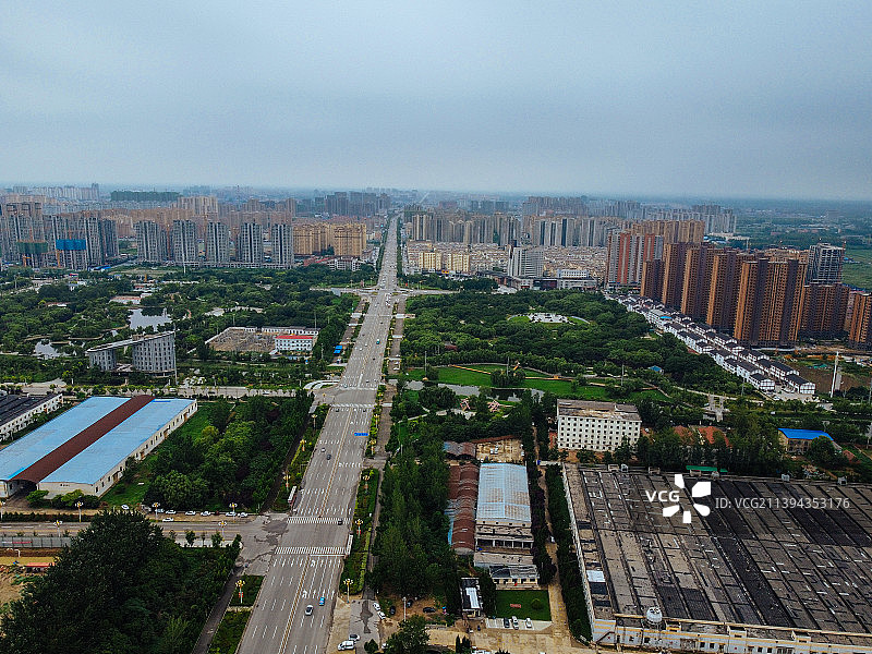 曹县 青荷中路 曹县人民公园 图书馆 人民医院 长江路 绿洲国际图片素材