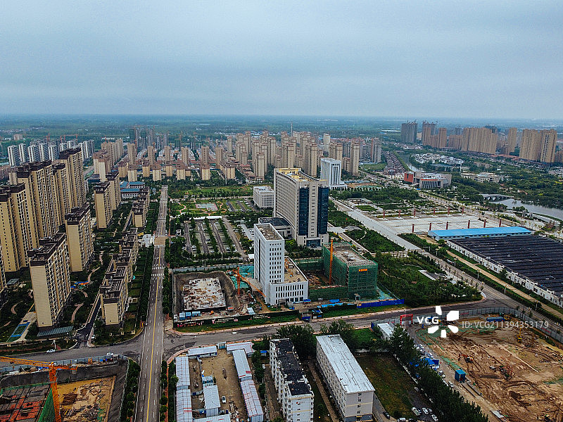 曹县 青荷中路 曹县人民公园 图书馆 人民医院 长江路 绿洲国际图片素材