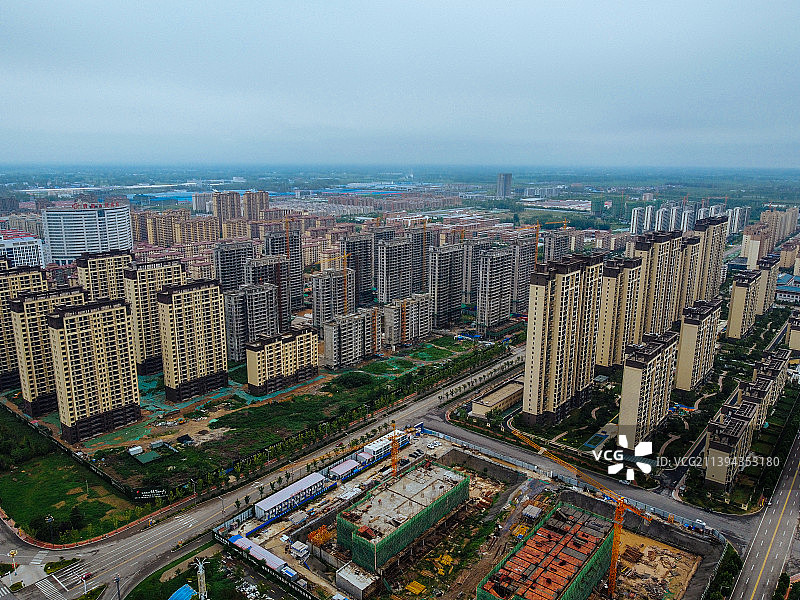 曹县 青荷中路 曹县人民公园 图书馆 人民医院 长江路 绿洲国际图片素材