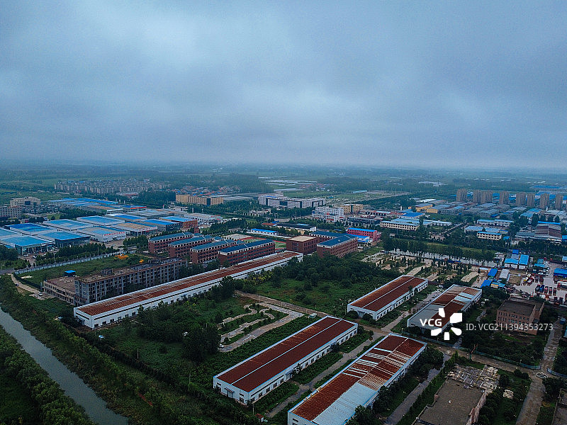 定陶区 菏泽 范阳路 汉源路 航拍 中医院图片素材