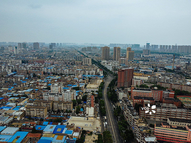 阜阳市 天一大厦 西湖大道 永恒大厦 颍州南路 万达广场图片素材