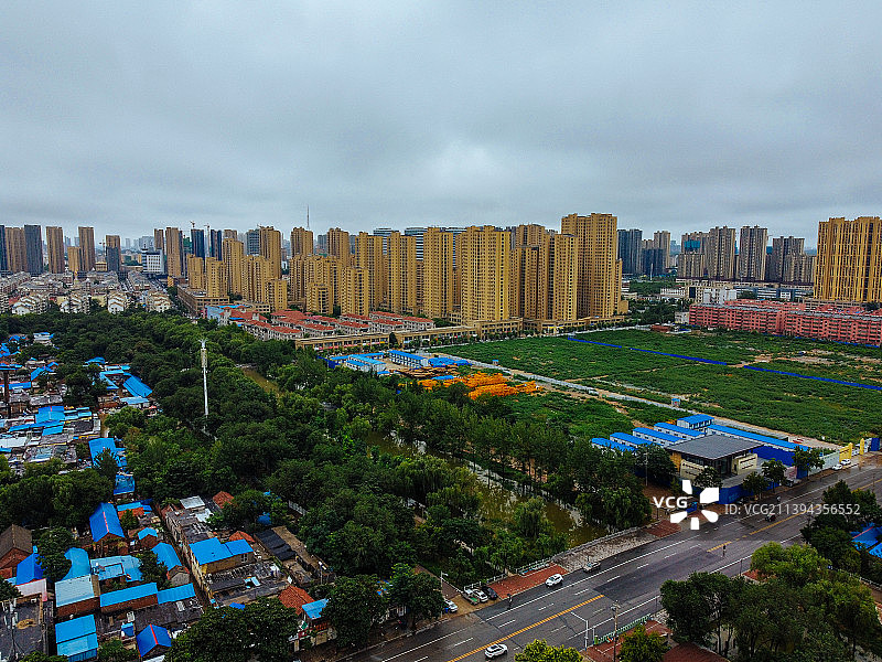 菏泽 青年湖 牡丹区 菏泽古城 解放大街 八一路图片素材