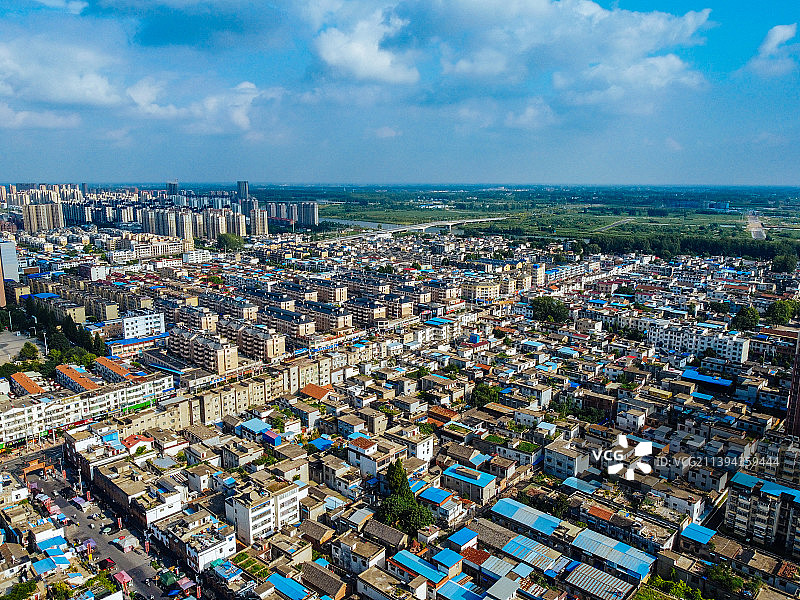 界首市 东升路 人民东路 人民广场 中南商贸城 国贤医院图片素材