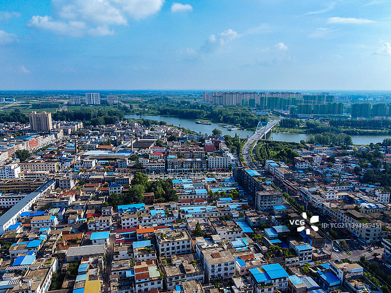 界首市 东升路 人民东路 人民广场 中南商贸城 国贤医院图片素材