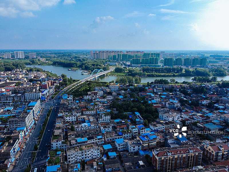 界首市 东升路 人民东路 人民广场 中南商贸城 国贤医院图片素材
