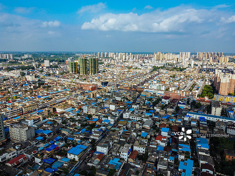 界首市 东升路 人民东路 人民广场 中南商贸城 国贤医院图片素材
