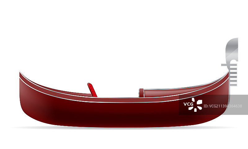 威尼斯传统意大利贡多拉船图片素材