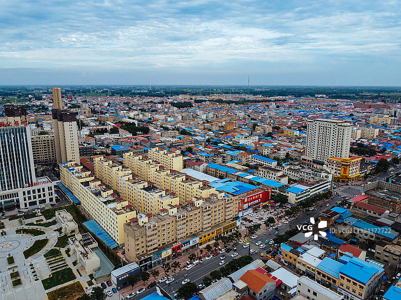 封丘县 南池路 黄石公园 财富公馆 南干道 航拍图片素材