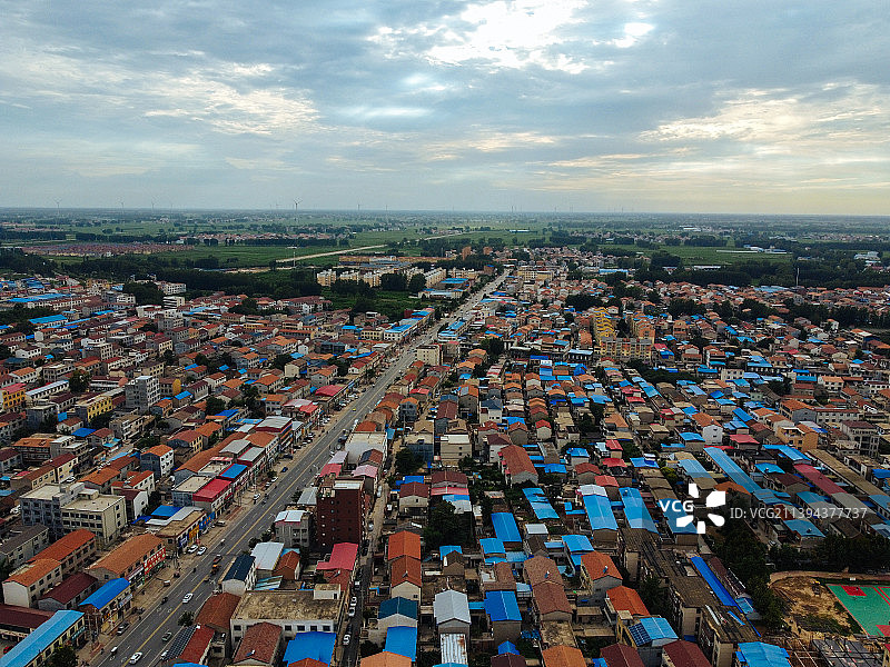 封丘县 南池路 黄石公园 财富公馆 南干道 航拍图片素材
