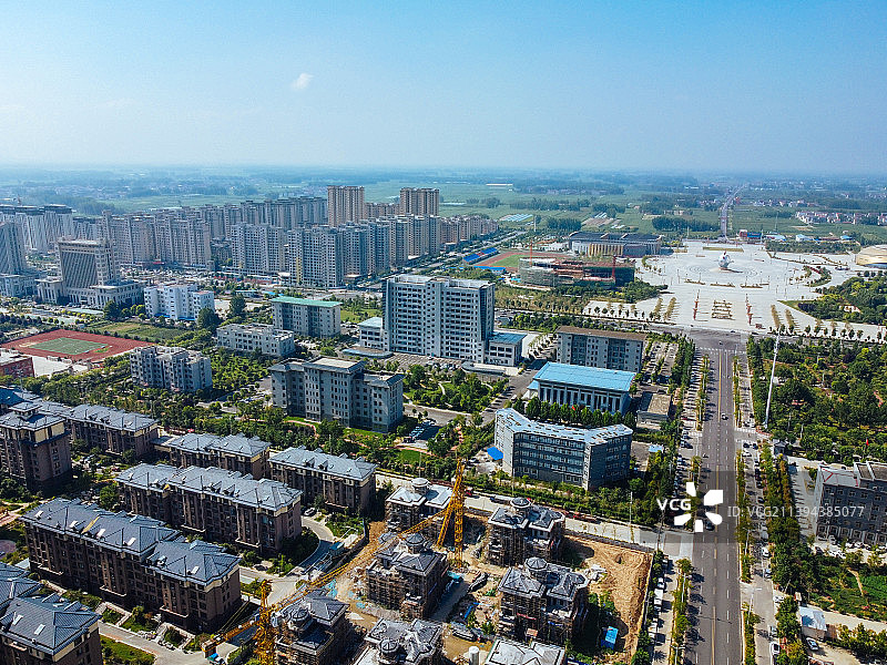 西华县 安康大道 创世文化广场 西华体育馆 迎宾大道图片素材