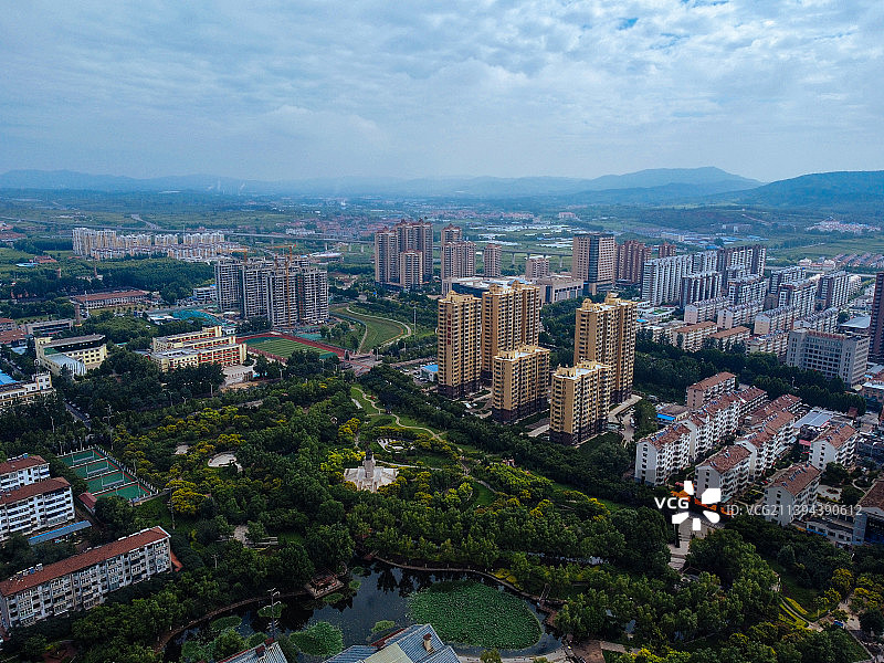 高平市 长平西街 长平公园 长平广场 交通大厦 中医院图片素材