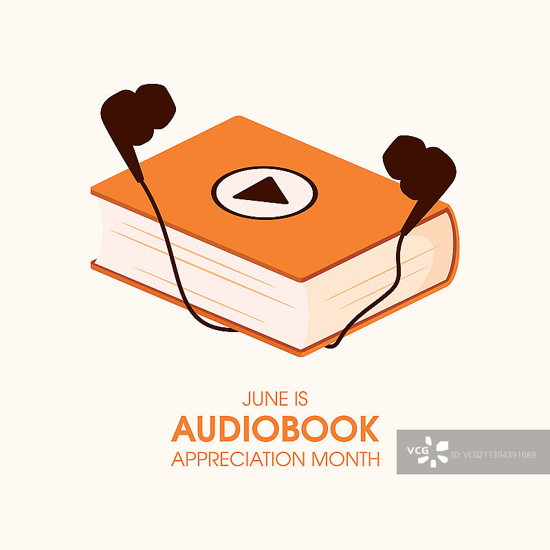 六月是音频书籍欣赏月图片素材