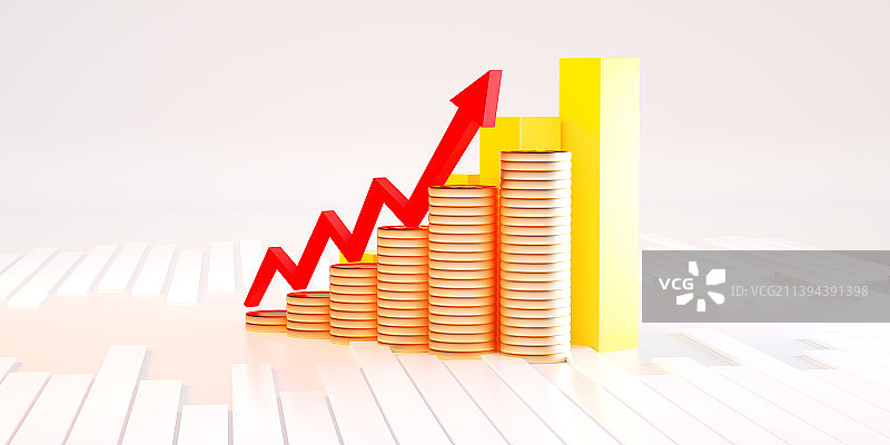 3d金融大数据商务风图表图片素材