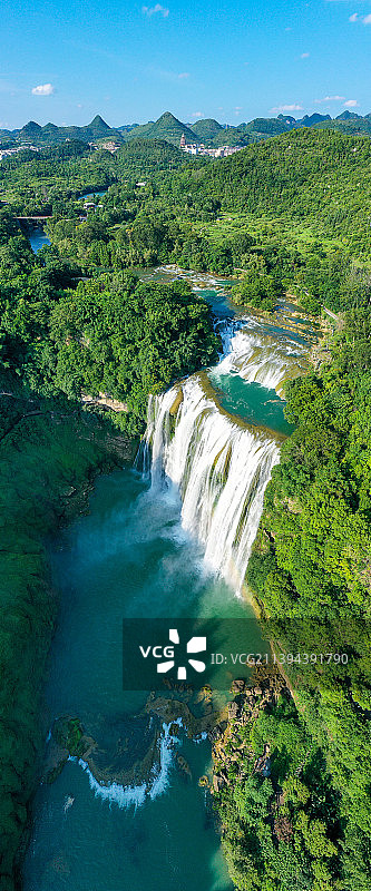 黄果树瀑布（竖拍）图片素材