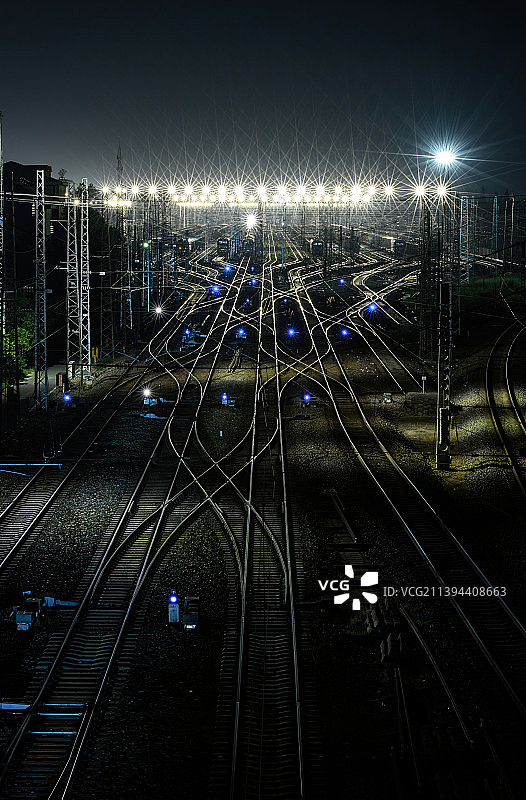 铁路编组站图片素材