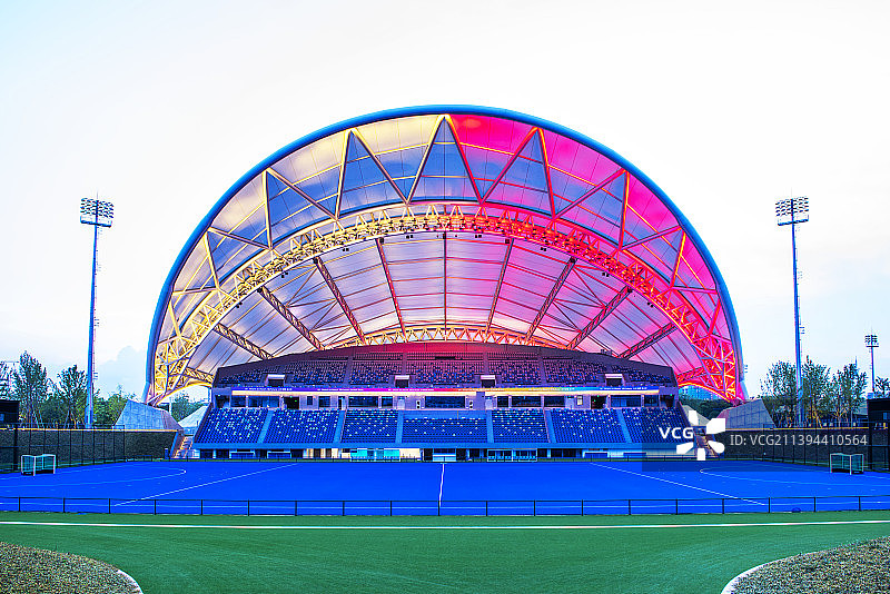 大运河亚运公园 杭州伞 杭州亚运曲棍球场 浙江杭州拱墅区 亚运场馆图片素材