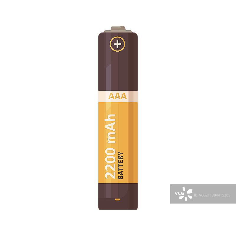 AAA电池图标，3个三A型电源图片素材