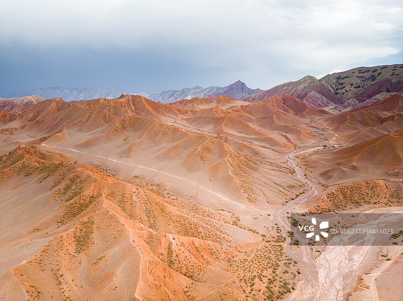 中国新疆昌吉丹霞地质公园和努尔加大峡谷图片素材