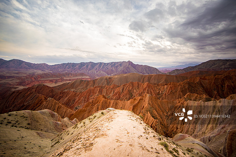 中国新疆昌吉丹霞地质公园和努尔加大峡谷图片素材
