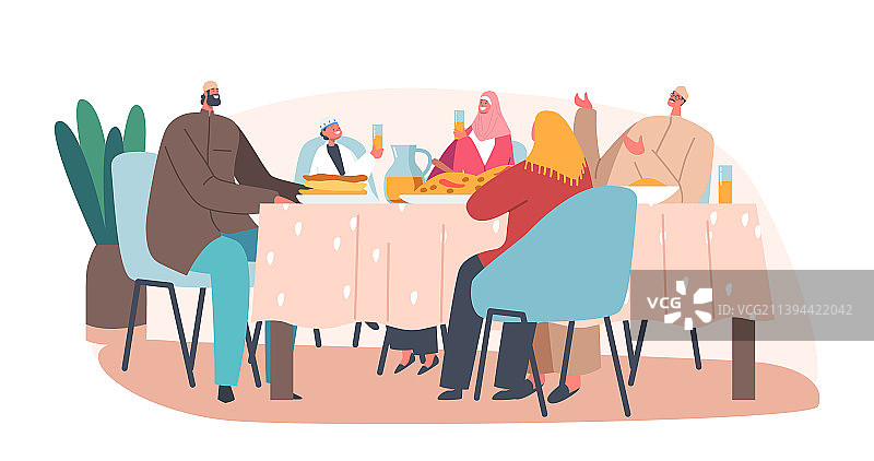 斋月节日传统阿拉伯庆祝图片素材