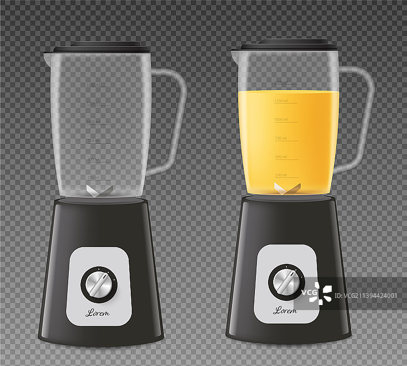 3D逼真搅拌机套装图片素材