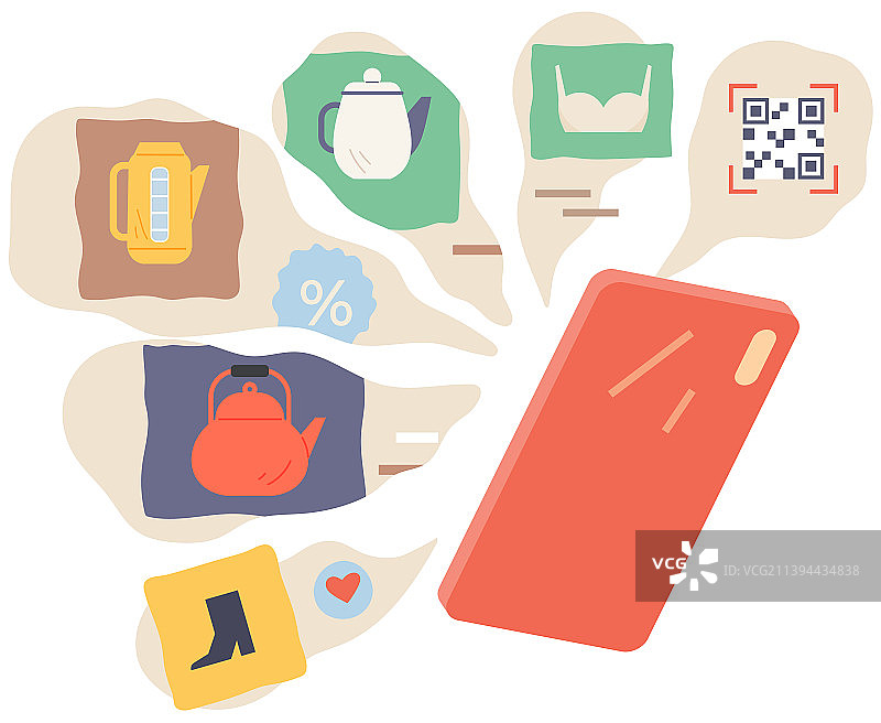 App产品选择订购和购买图片素材