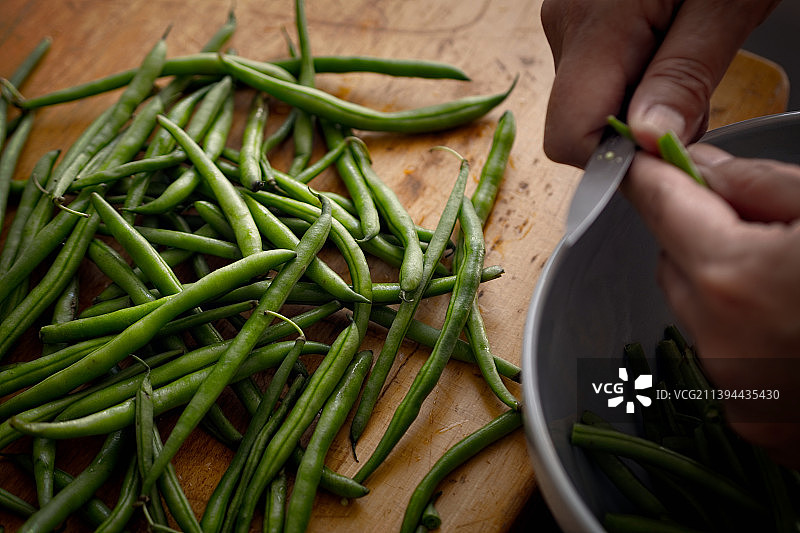 在德国，手切蔬菜图片素材