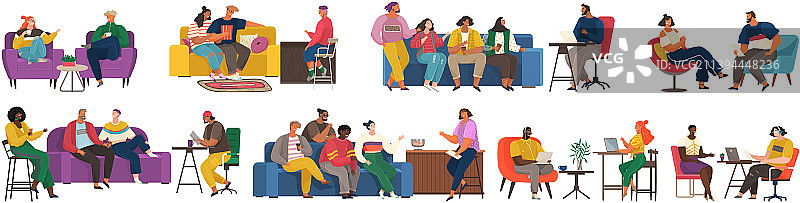 面试场景沟通图片素材