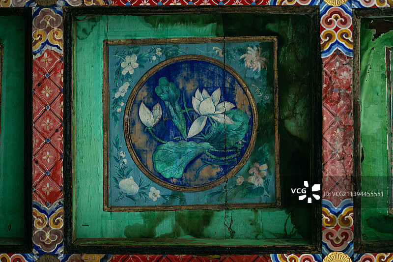 故宫建筑雕梁画栋特写图片素材