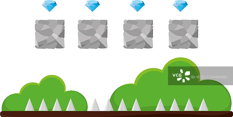 马里奥游戏场景墙壁图片素材